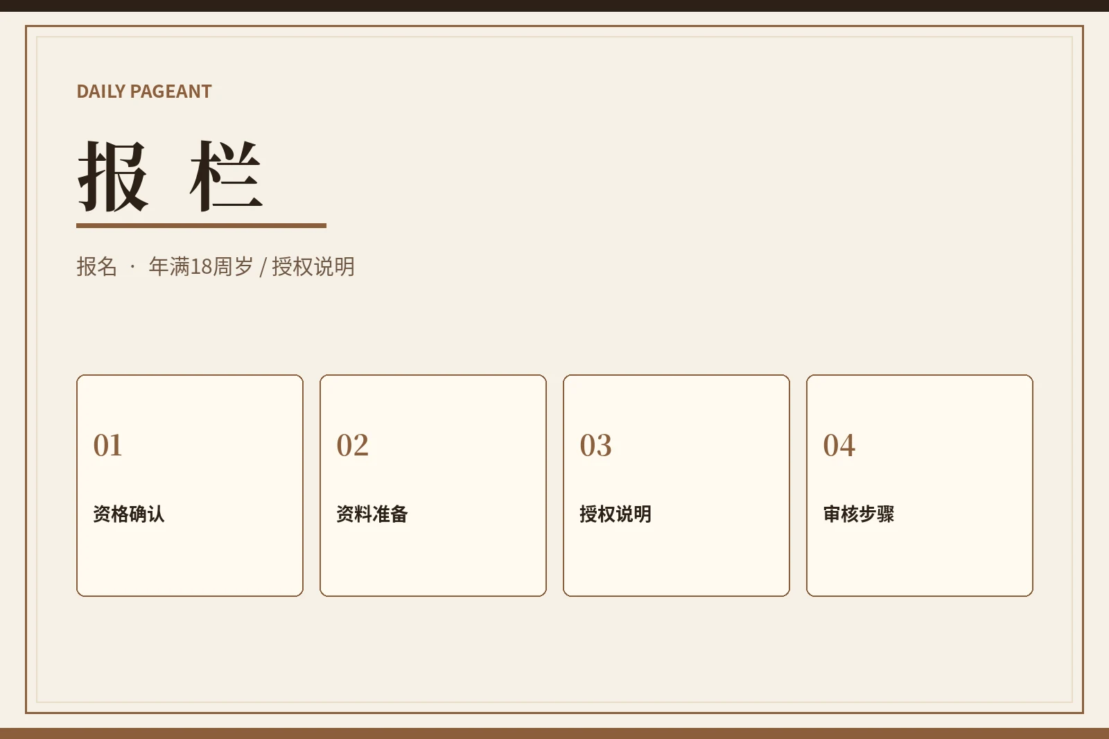 参赛指南